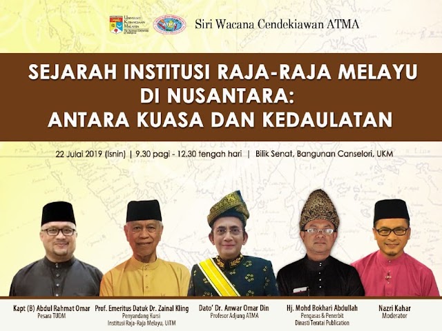 [VIDEO] WACANA SEJARAH INSTITUSI RAJA-RAJA MELAYU DI NUSANTARA DI UKM