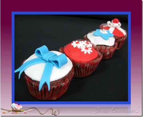 cupcakes flores