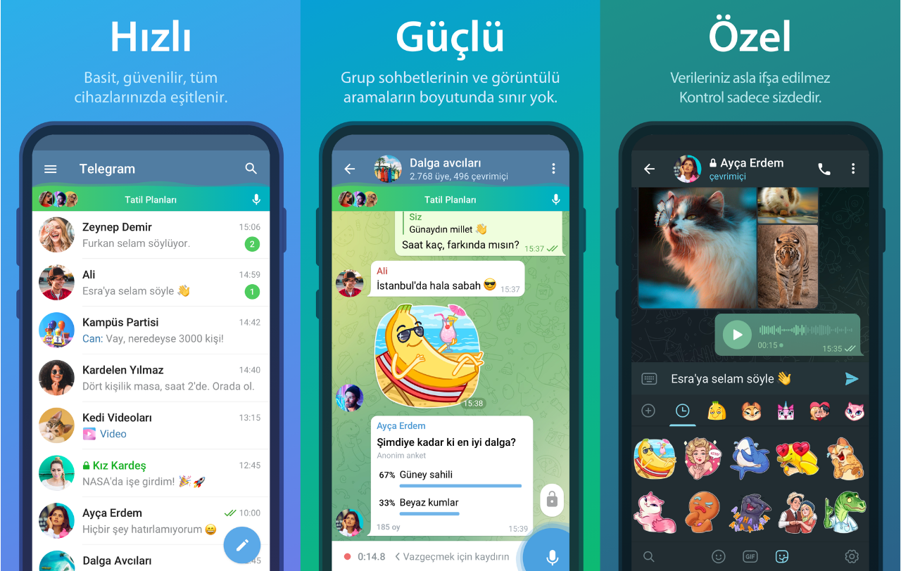 Telegram Mesajlaşma Uygulaması