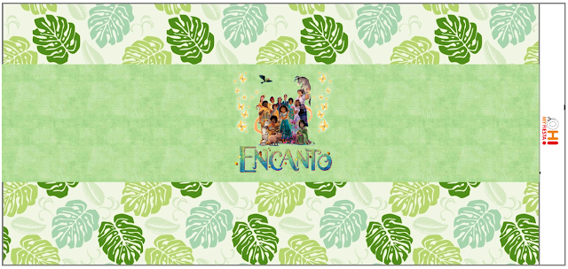 Madrigal Family, Encanto Movie: Free Download Candy Bar Labels.