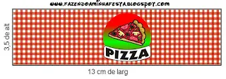 Pizza Party Free Printable Labels.