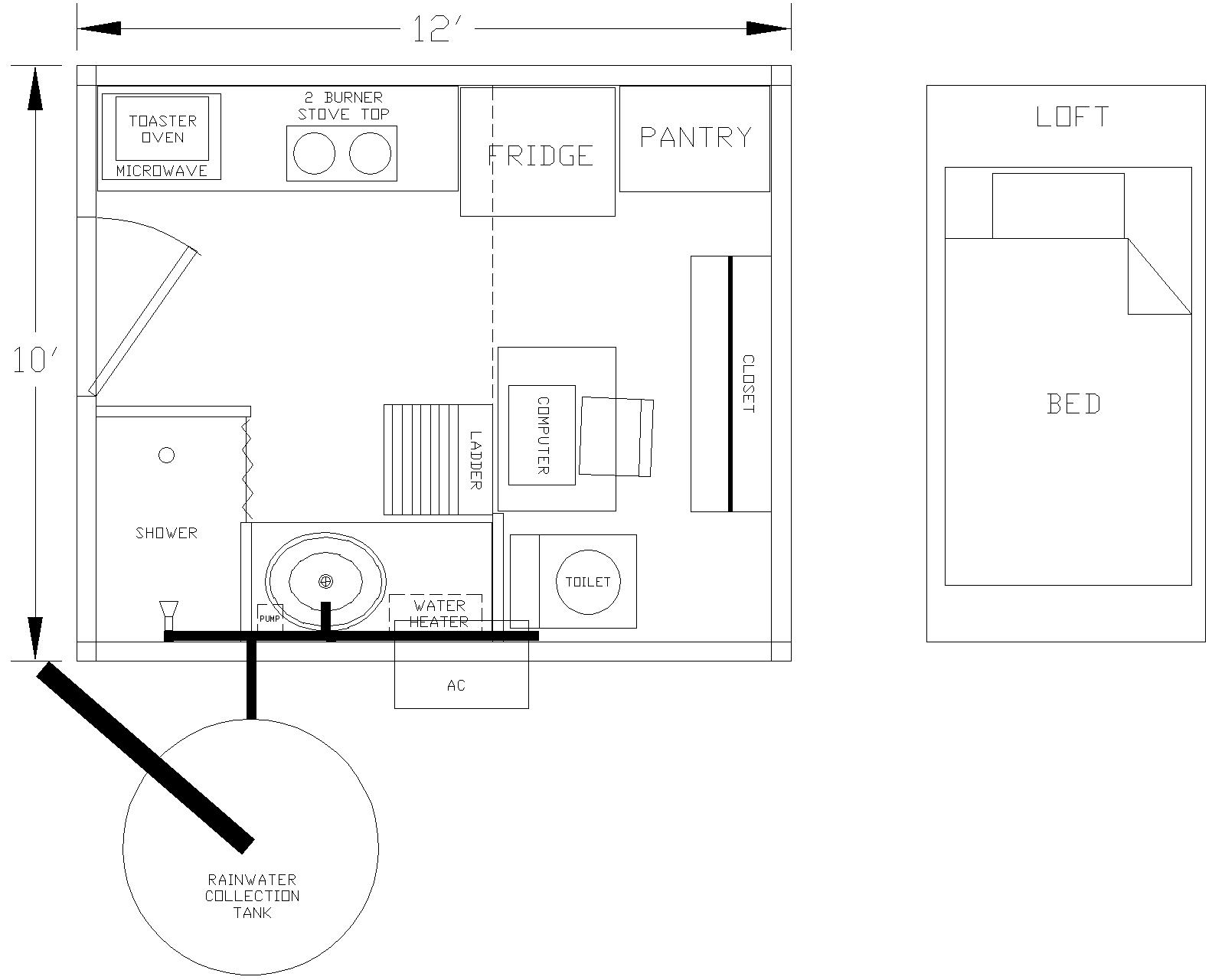 Donn: 10 X 12 Shed Plans W Garage Door 8x10x12x14x16x18x20x22x24