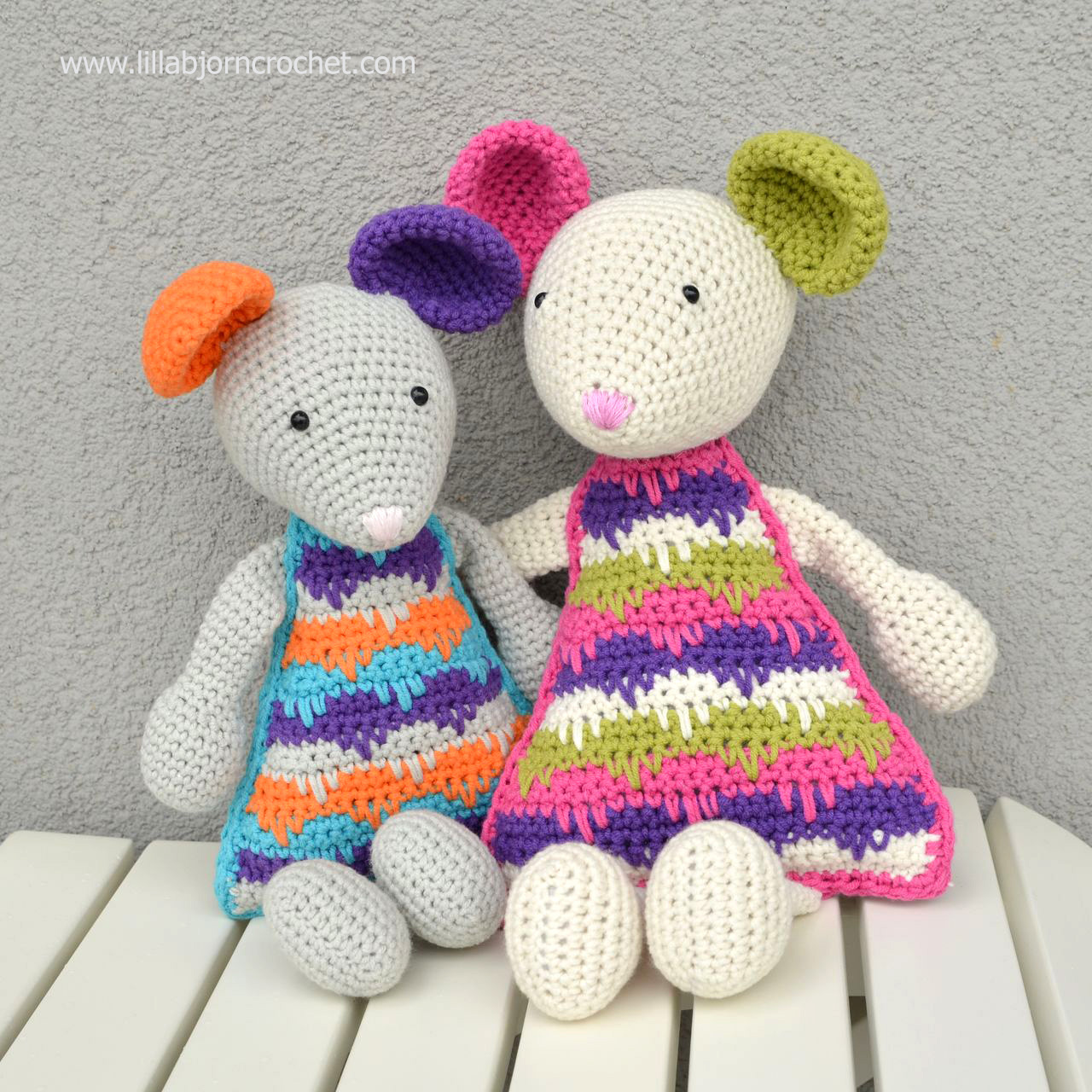 Lisa the Mouse - amigurumi crochet pattern by Lilla Bjorn