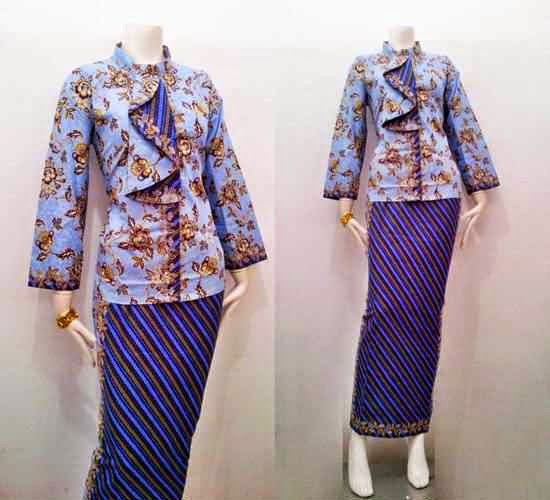  Model  Baju  Batik  Terbaru  Pramugari  Dasi Batik  Bagoes Solo