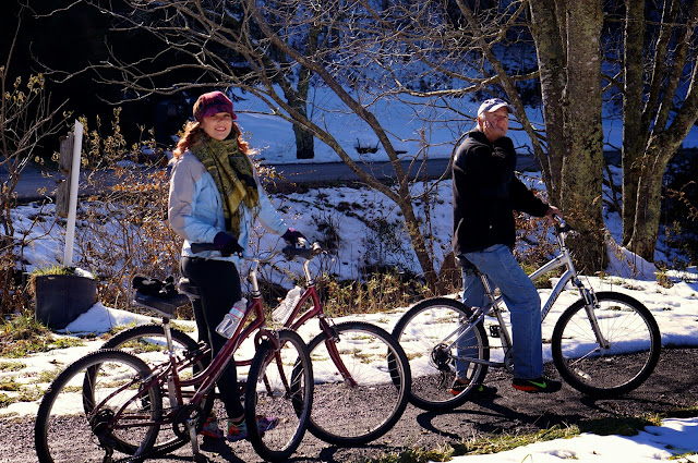 The Virginia Creeper Trail,Pumpkin Patch,Christmas Tree Farm,Biking,National Forest,Snow,yoga,dancers pose,head stand pose.