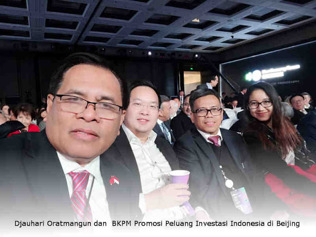 Djauhari Oratmangun dan BKPM Promosi Peluang Investasi Indonesia di Beijing