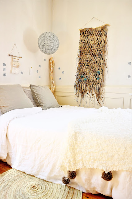 linge de lit / linen / lin / chambre / mandala / ethnic / Atelier rue verte, le blog