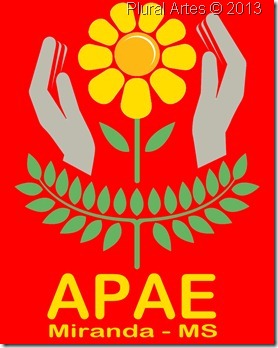 Logo APAE - Fundo Red