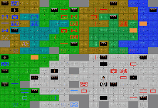 map of the NES Zelda dungeons, where they fit together like puzzle pieces