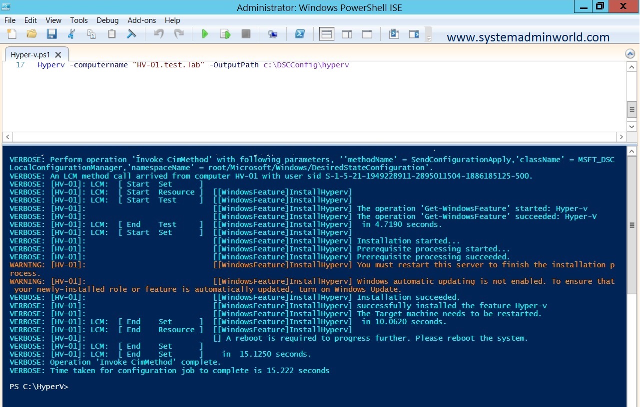 System Admin World How To Use Powershell Dsc To Install And