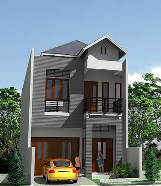 Gambar Rumah  Minimalis  Terbaru Desain  Rumah  dua  Lantai  