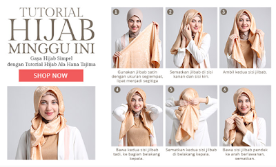 Foto Tutorial Hijab Modern untuk Remaja