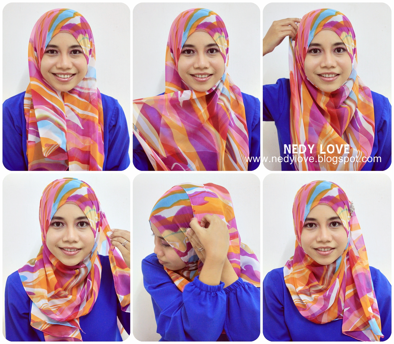 81 Kumpulan Tutorial Hijab Pashmina April Jasmin 2017 Tutorial