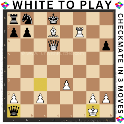 Crack the Code Chess Puzzle: White to Play and Check Black in 3-Moves