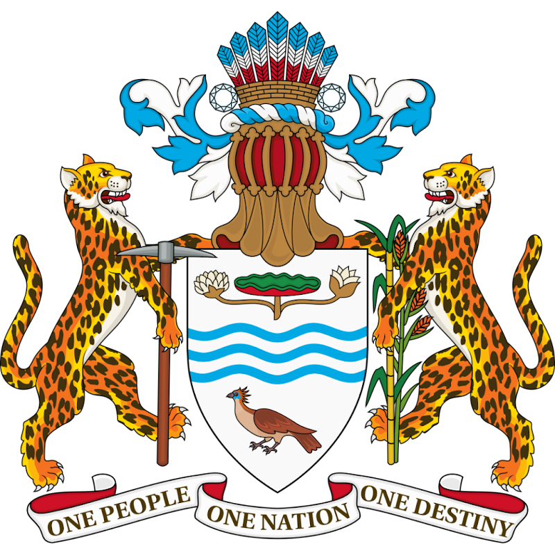 Logo Gambar Lambang Simbol Negara Guyana PNG JPG ukuran 800 px