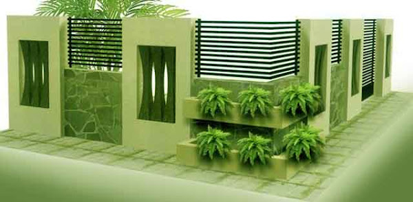 Model Desain Pagar Rumah Minimalis 2014