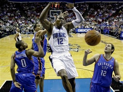 dwight howard dunks on lebron. Dwight Howard with the putback