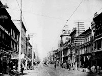 Greensboro, North Carolina, 1890s Downtown had a number of brick & granite structures.