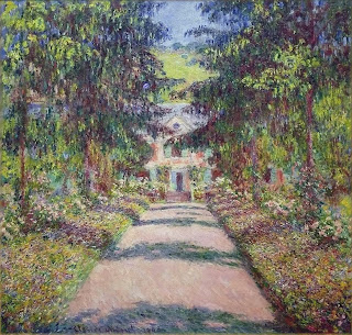 Pathway in Monet's Garden at Giverny, 1900.