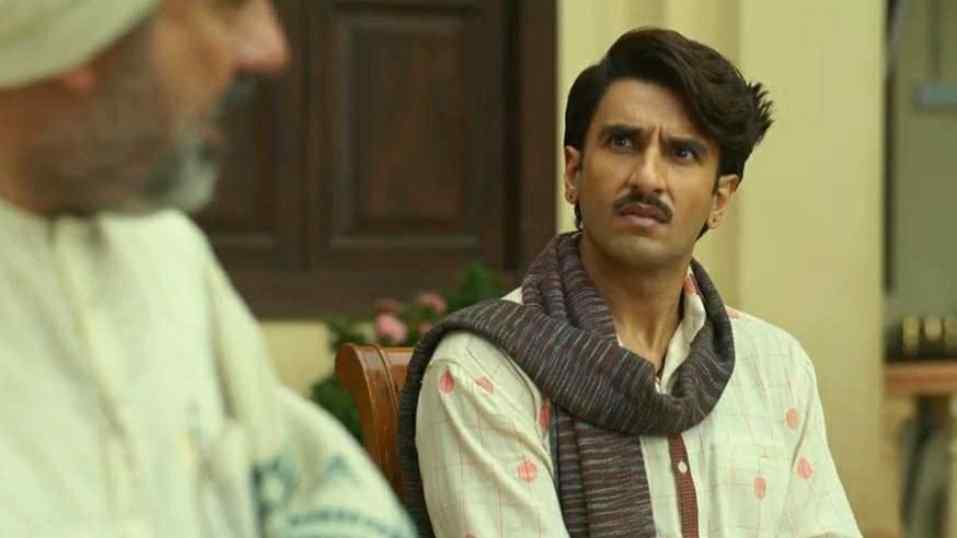 Ranveer Kapoor in the movie scene