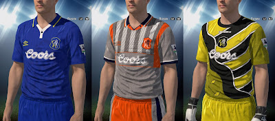 PES 2013 Chelsea 1995/96 Classic Kits by Swoosh1968