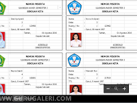 Aplikasi Cetak Kartu Peserta Ujian Siswa Format Excel