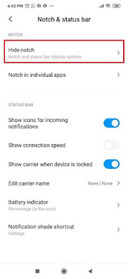 Cara Mudah Modif Notch di Redmi Note 8