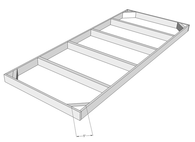 DIY Outdoor Patio Table Tutorial Corner Supports