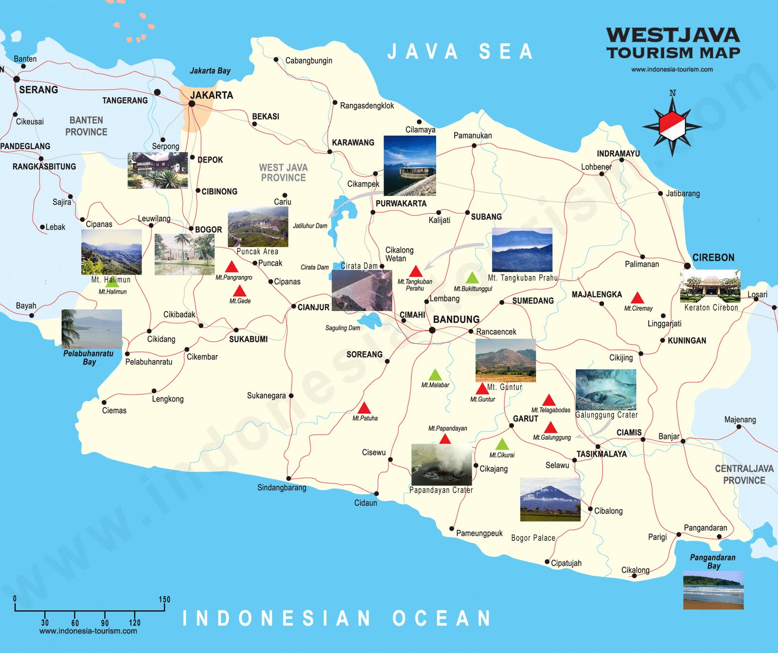 Peta Wisata Jawa Barat Cidaun Cianjur Selatan