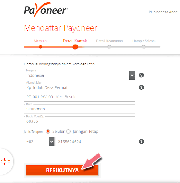 Kartu Kredit MasterCard Gartis dari Payoneer