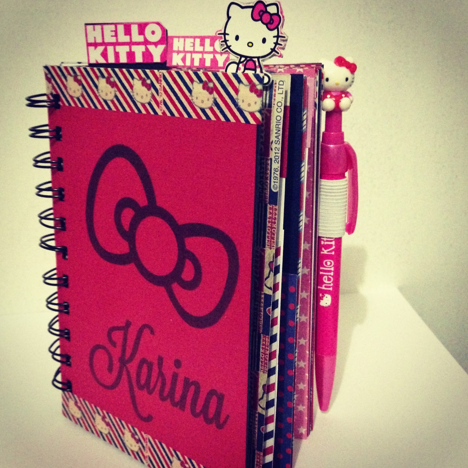 Craft Room Secrets DIY Hello Kitty planner