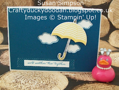 Stampin' Up! UK Independent Demonstrator Susan Simpson, Craftyduckydoodah!, Weather Together, Umbrella Weather Framelits Dies, Supplies available 24/7, 