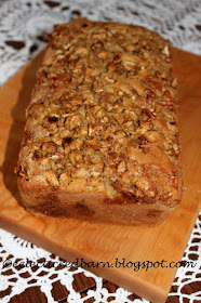 Eclectic Red Barn Share NOW. #recipes #breakfastbread #apples #pecans #eclecticredbarn