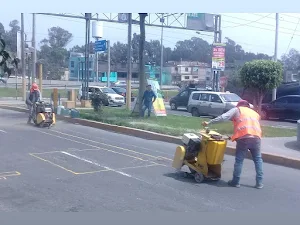 Inicio de Corte de pavimento