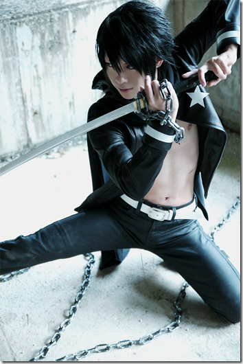 vocaloid cosplay - kaito 03 black rock shooter by kaname