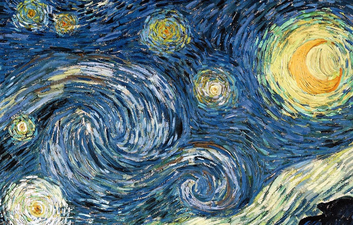 Звездная ночь ван гога. «Звёздная ночь» Ван Гог. Винсента Ван Гога Звездная ночь. Импрессионизм Ван Гог Звездная ночь. Ван Гог Лунная ночь оригинал.