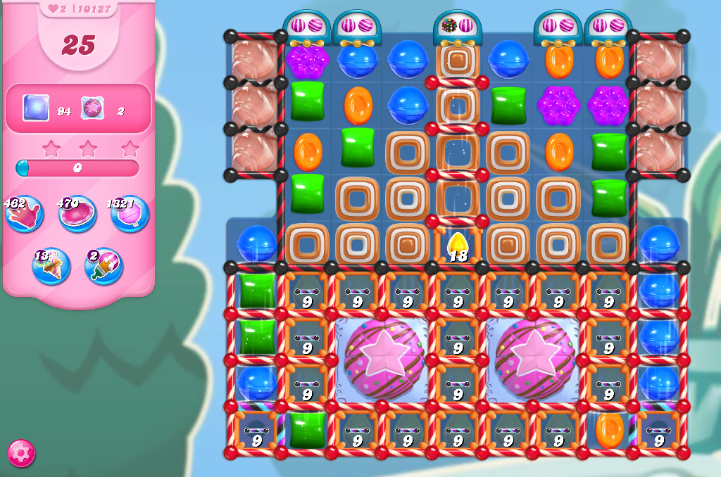 Candy Crush Saga level 10127