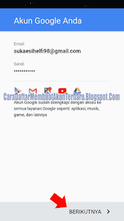 daftar gmail baru lewat hp