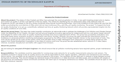 Project Engineer Job Opportunities in Indian Institute of Technology Kanpur