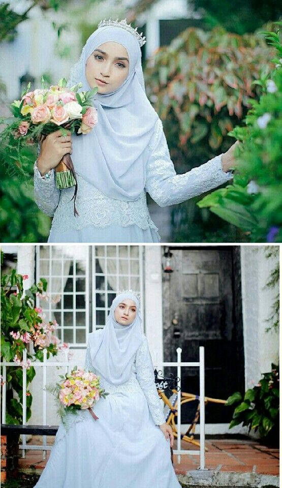 10 Inspirasi Gaun  Pengantin  Muslimah Syar i Inspirasi 