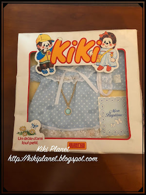 kiki monchhichi neuve tenue baptême vintage vêtement