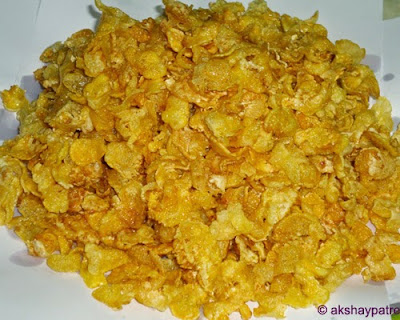 drained corn flakes