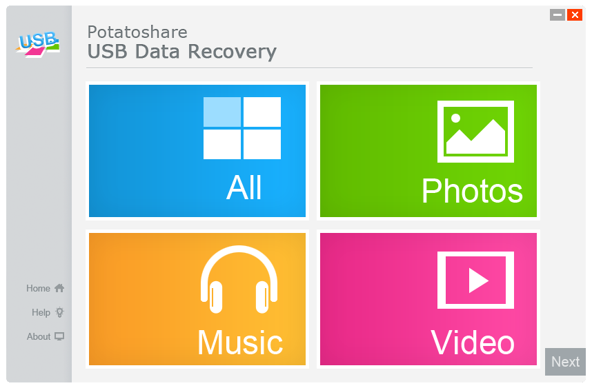 Potatoshare USB Data Recovery 3.0.0.1 Retail