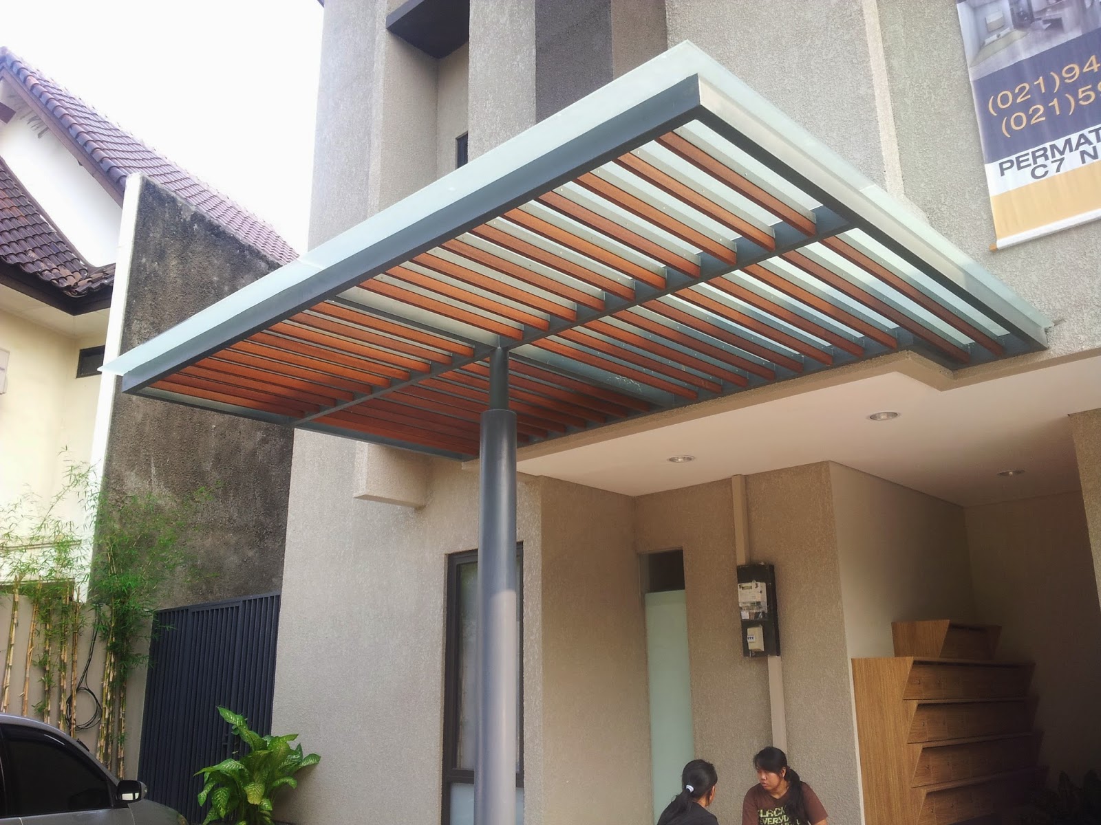 Terpopuler 24 Gambar Kanopi  Balkon  Motif Minimalis 