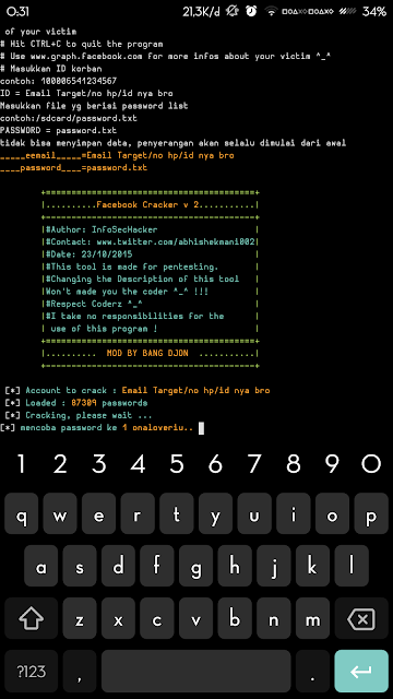 Cara Hack Facebook On Termux 2018