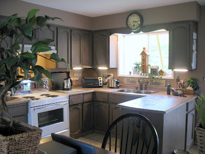 Paint Kitchen Cabinets    on Our Extreme Home Makeover Experience  Kitchen Before And After