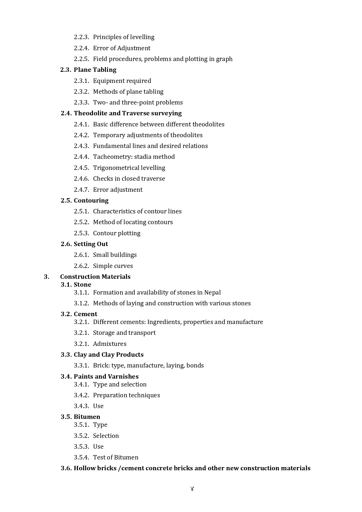 Koshi Pradesh Sub-Engineer Level 5 Technical Syllables कोशी प्रदेश प्राविधिक सब-ईन्जिनियर तह ५ पाठ्यक्रम