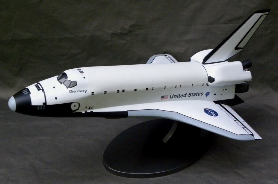 A 1 48th museum quality scale model of the shuttle Discovery available from