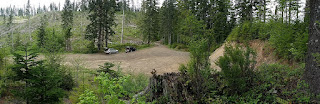 ford edge explorer trail driving off-road timber, oregon