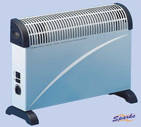 2kW Convector Heater with 3 heating options